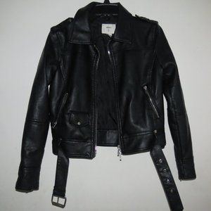 Faux Leather Jacket